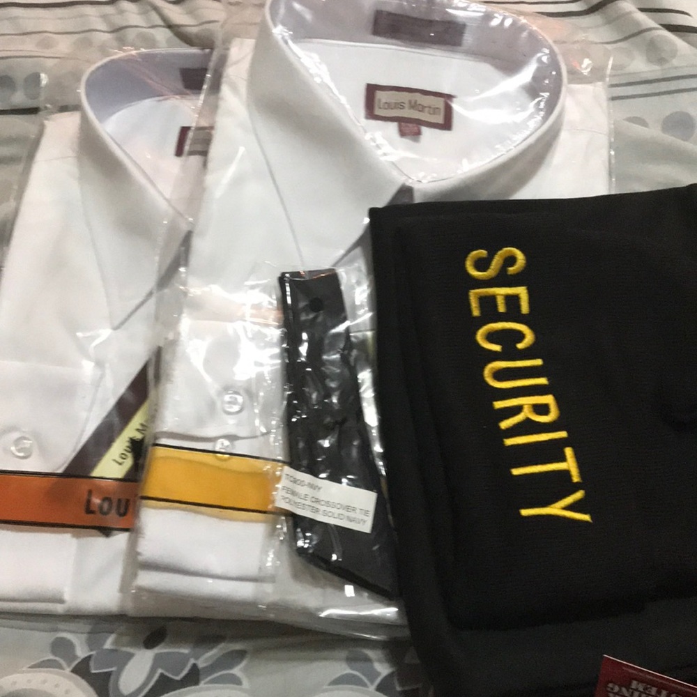 Brand new security uniform shirts